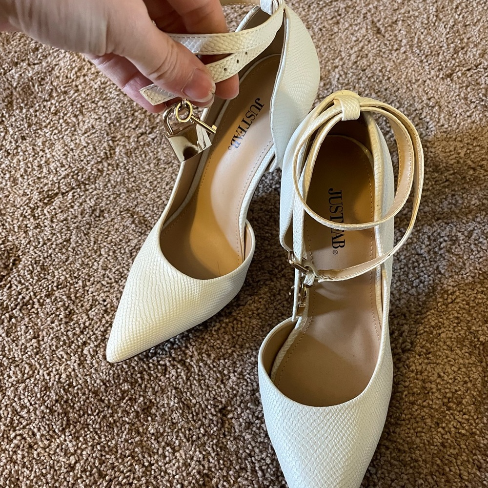 White heels